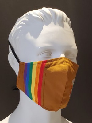 Saddle Tan with Rainbow stripes (+$2.00)